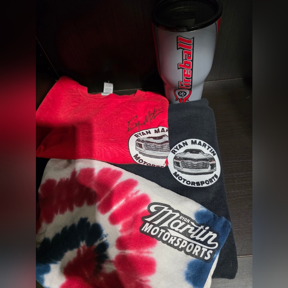 Fireball Ryan Martin Motorsports Street Outlaws Camaro Autographed Bundle